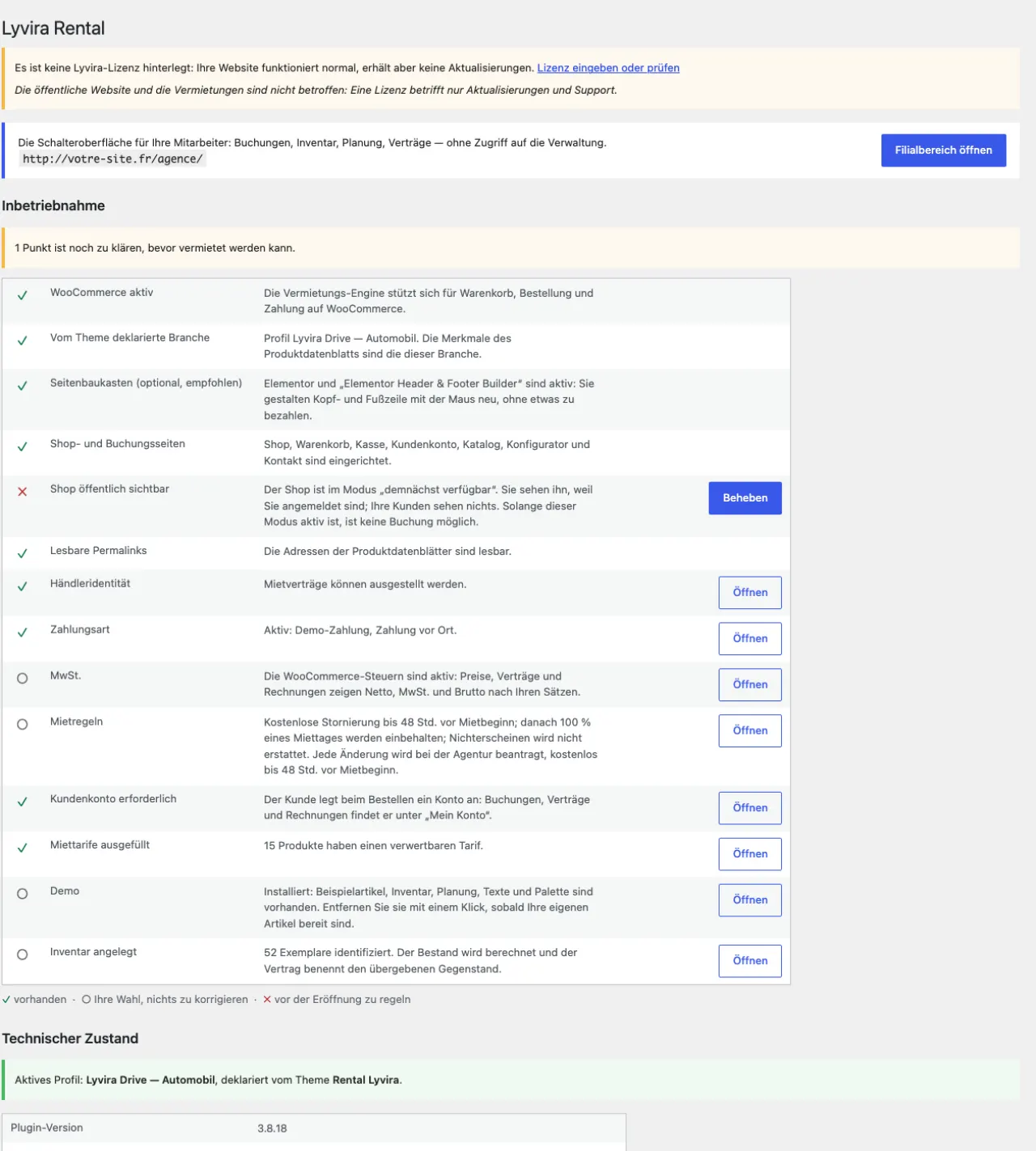Installation Schritt für Schritt