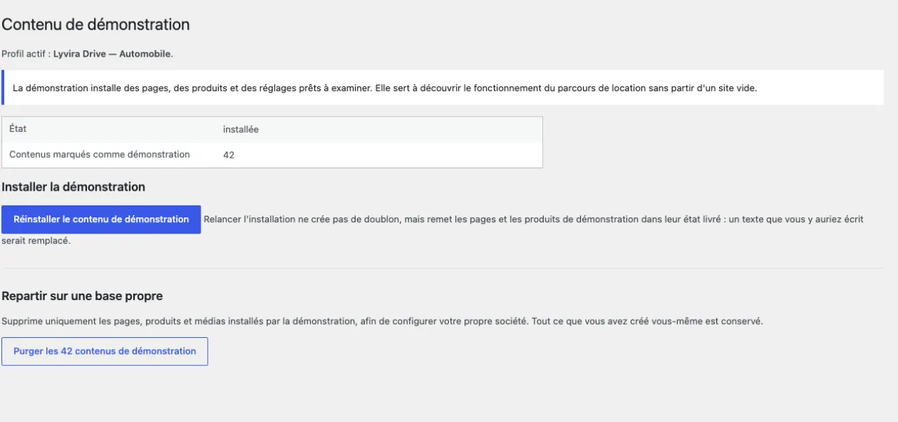 La démonstration : l'installer, la garder, la retirer