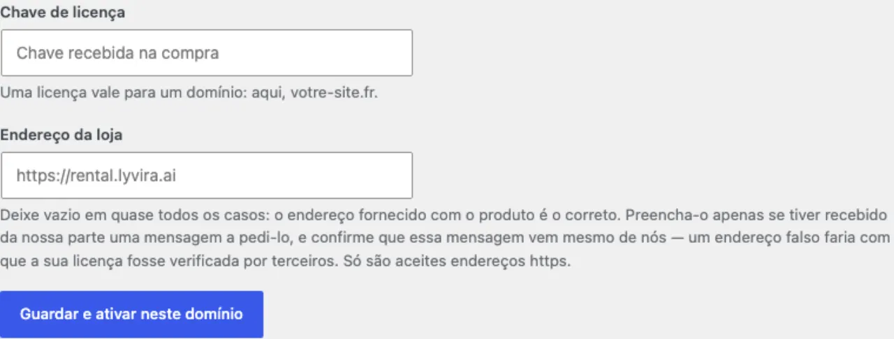 Como funciona a minha licença?
