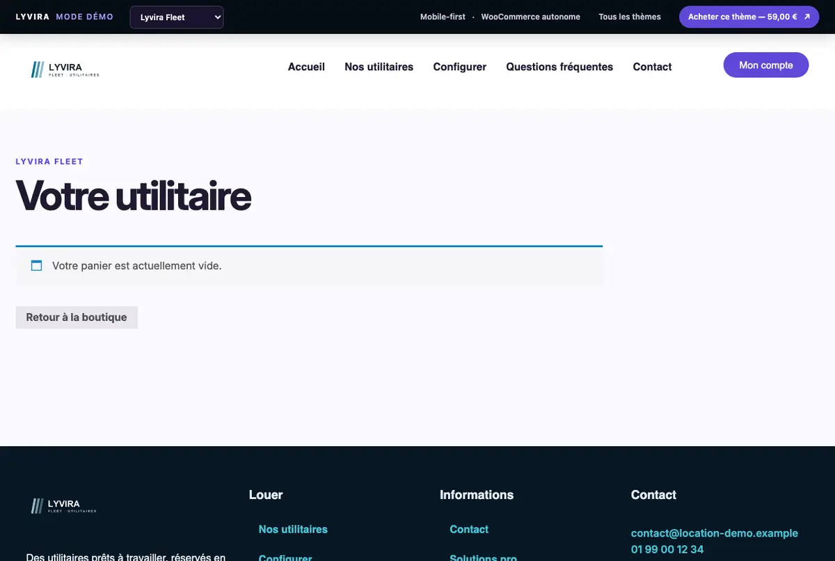 Entreprise, conducteur, facturation