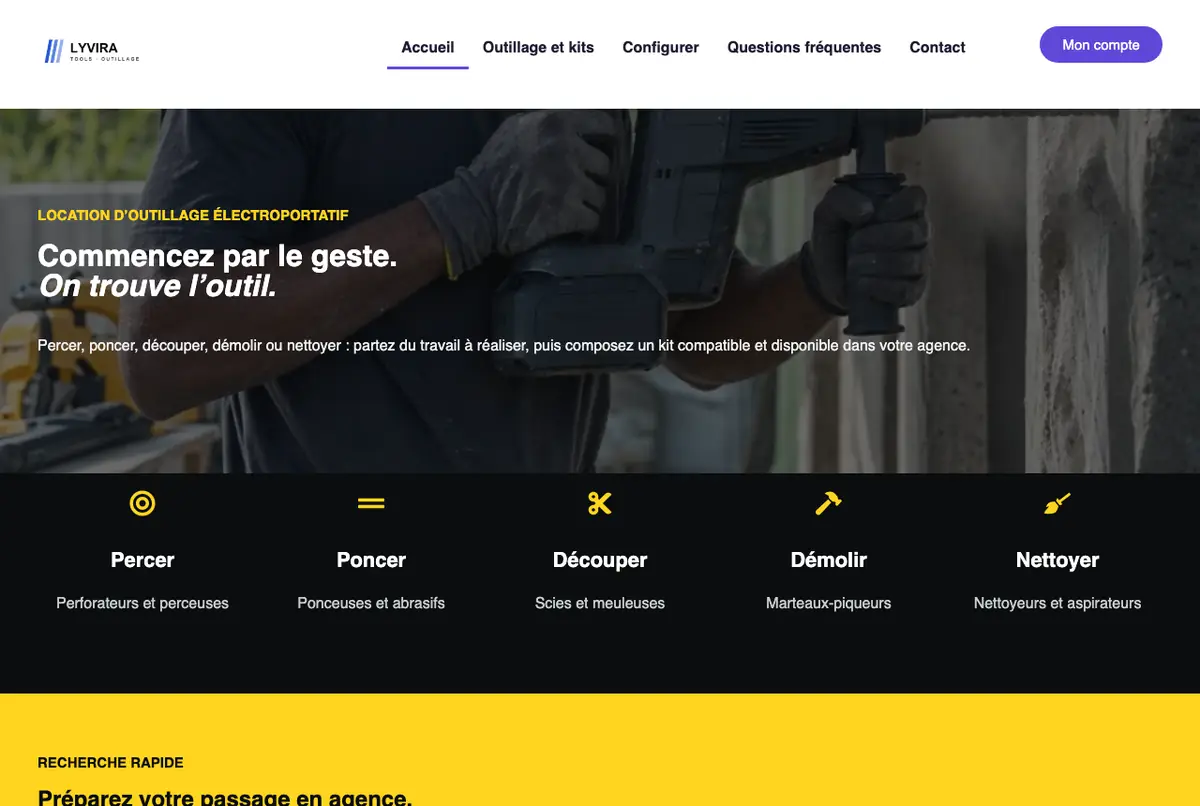 Un accueil qui part du geste